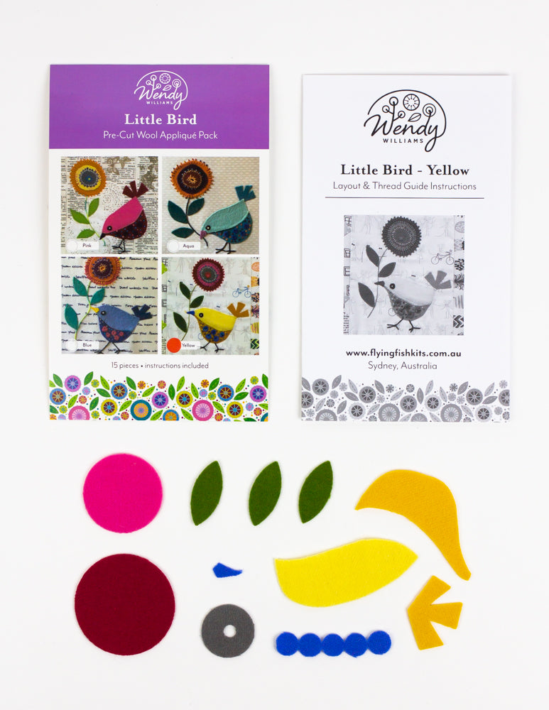 Pre-cut wool kits by Wendy Williams WonderFil