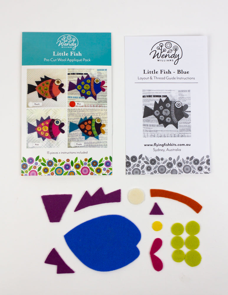 Pre-cut wool kits by Wendy Williams WonderFil