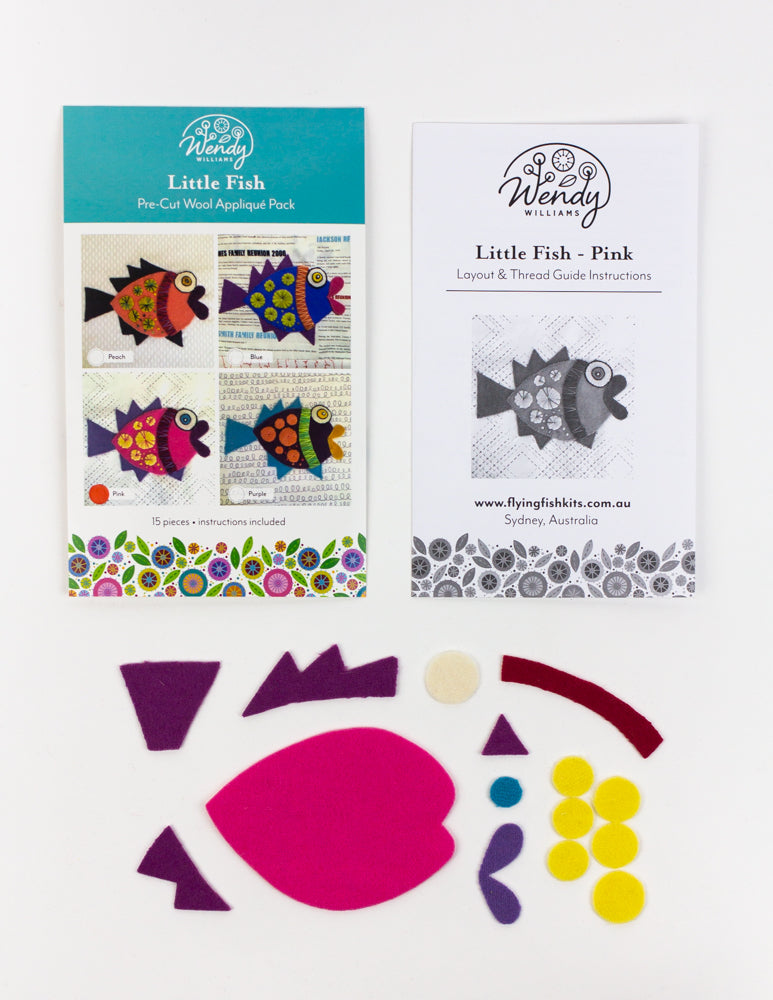 Pre-cut wool kits by Wendy Williams WonderFil