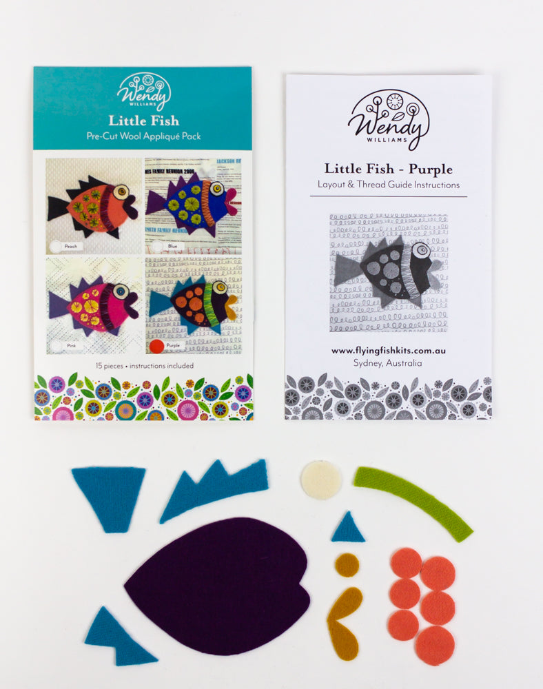 Pre-cut wool kits by Wendy Williams WonderFil