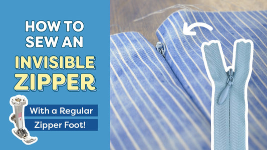 How to Sew an Invisible Zipper With a Regular Zipper Foot