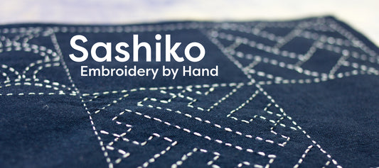 Sashiko Embroidery by Hand Using Perle Cotton