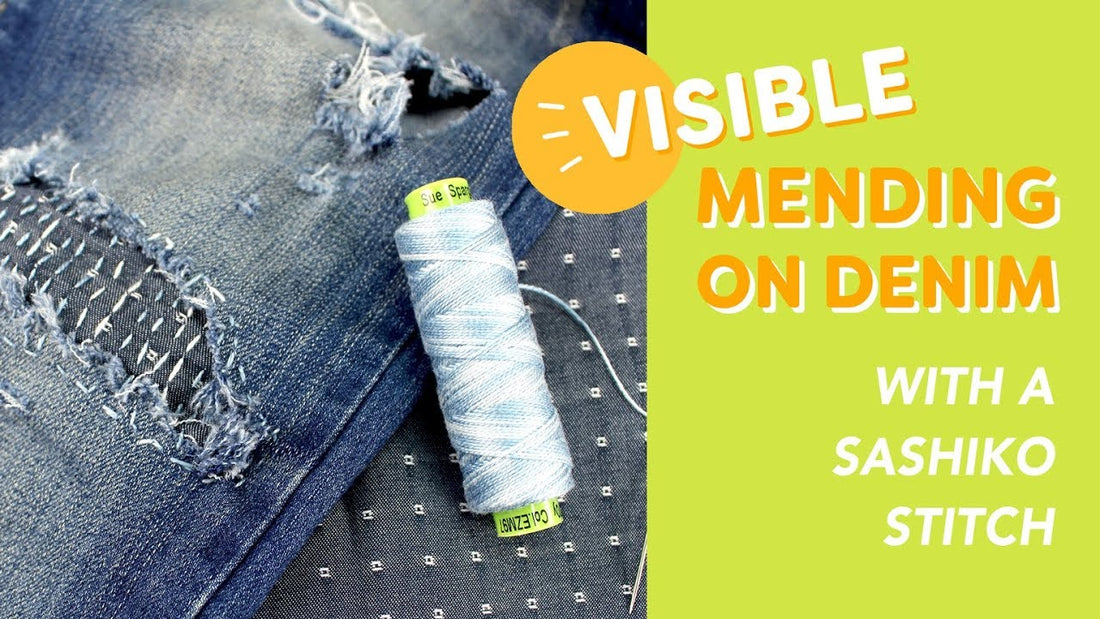 Repairing Jeans with Invisible Mending