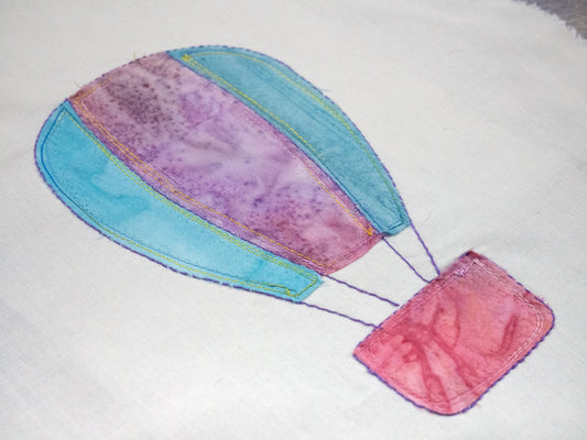 Sewing Raw Edge Appliqué Using Iron Fusible Thread (FREE Pattern Included!)