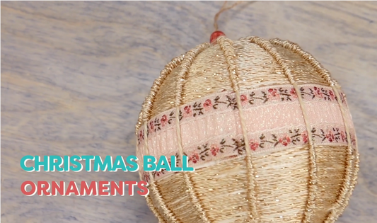 Make Your Own Sparkly Ornament Craft