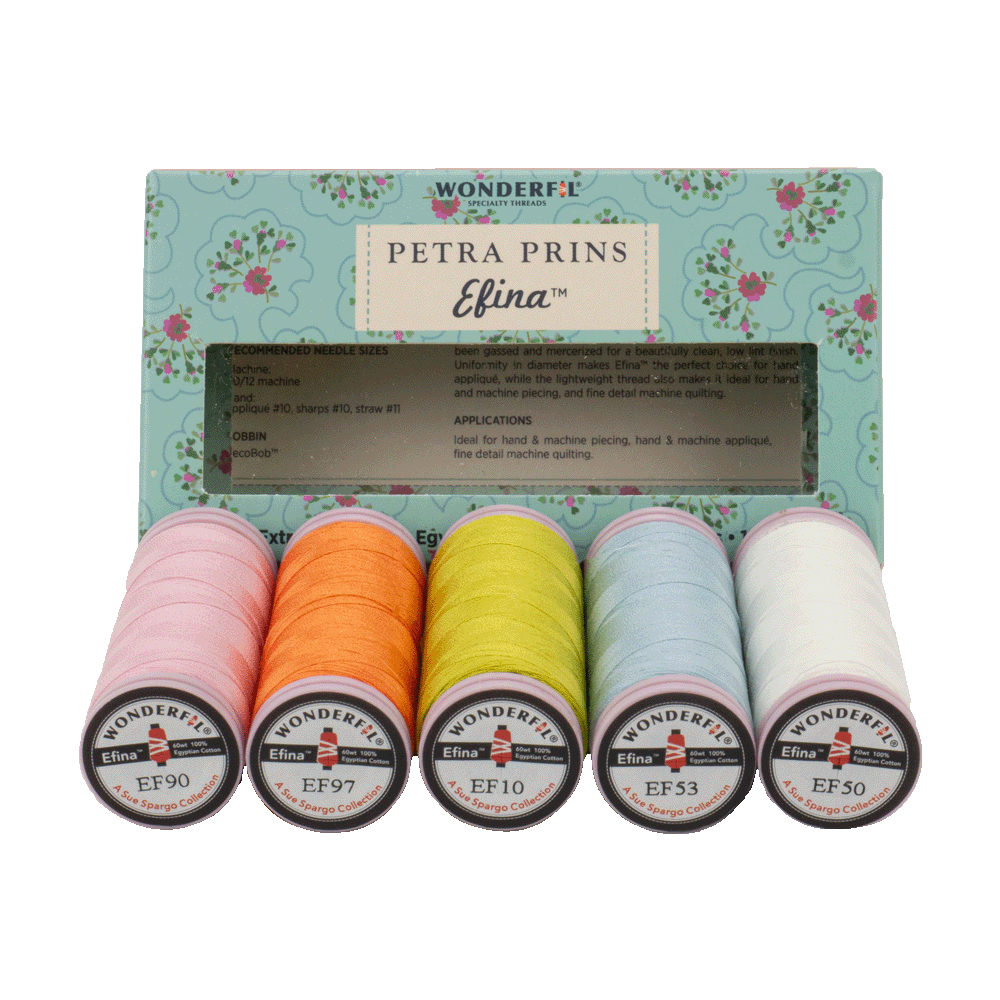 Petra Prins Efina Packs - Egyptian Cotton Threads WonderFil Online EU