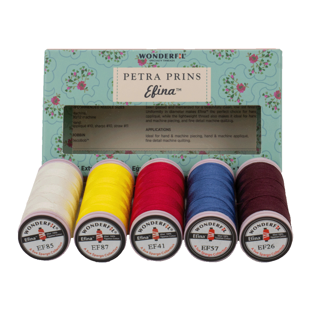 Petra Prins Efina Packs - Egyptian Cotton Threads WonderFil Online EU