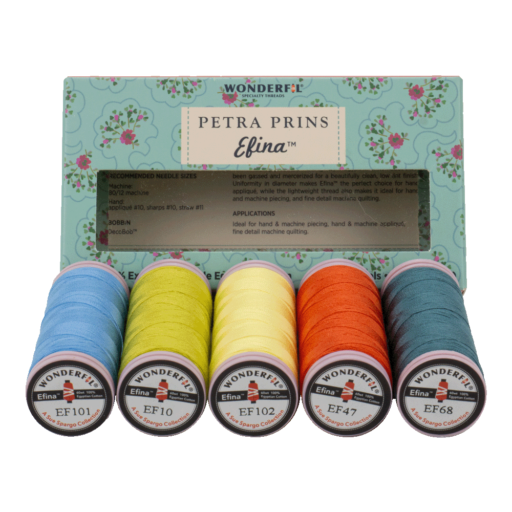 Petra Prins Efina Packs - Egyptian Cotton Threads WonderFil Online EU