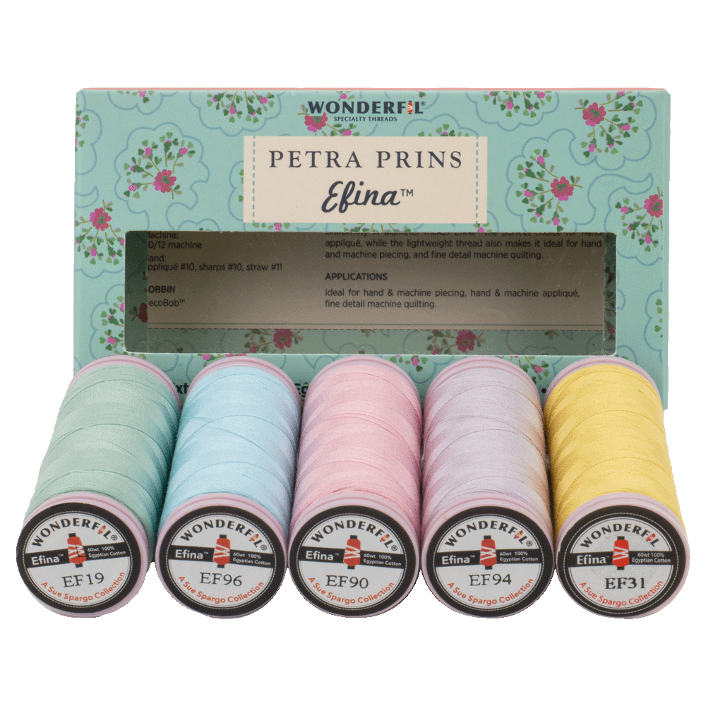 Petra Prins Efina Packs - Egyptian Cotton Threads WonderFil Online EU