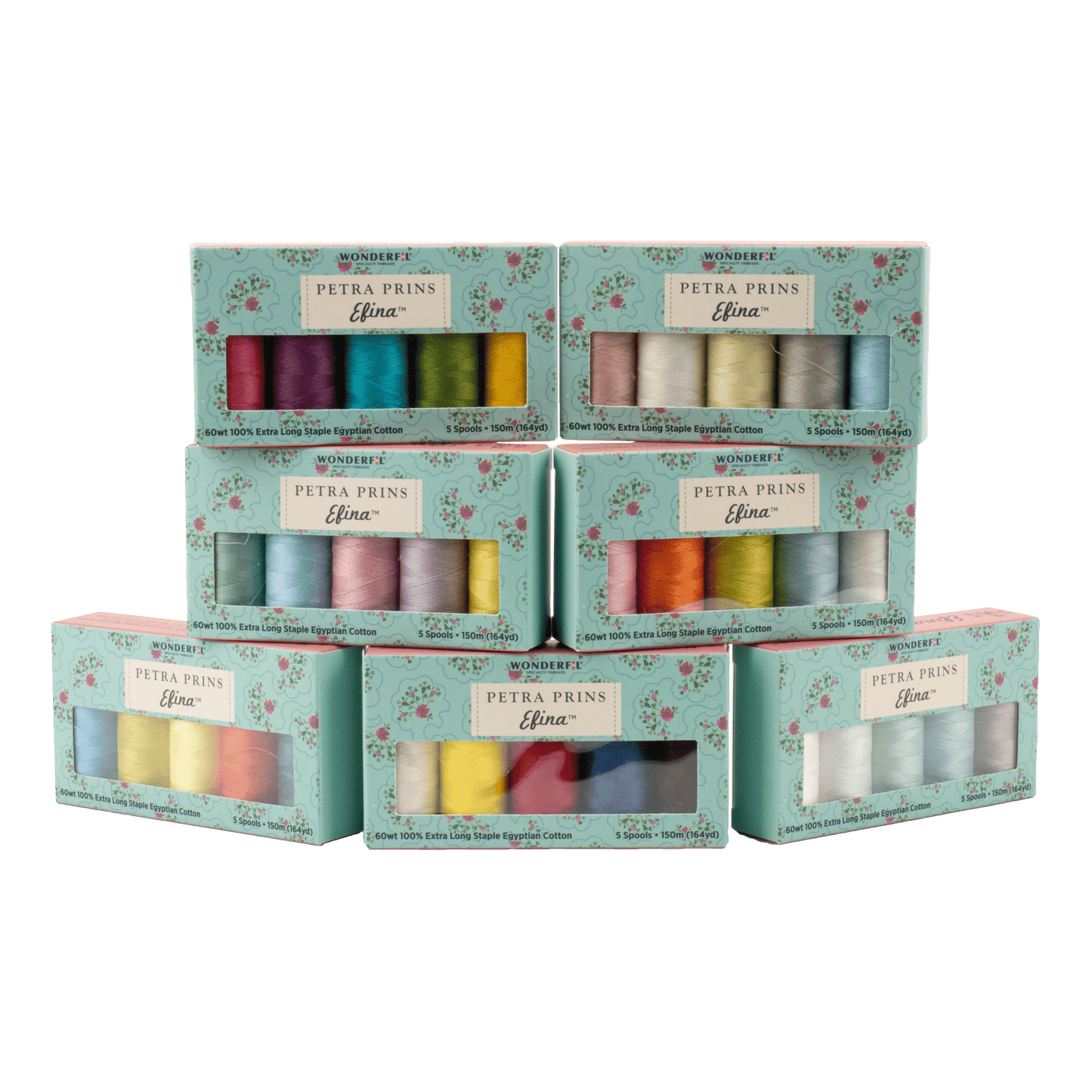 Petra Prins Efina Packs - Egyptian Cotton Threads WonderFil Online EU