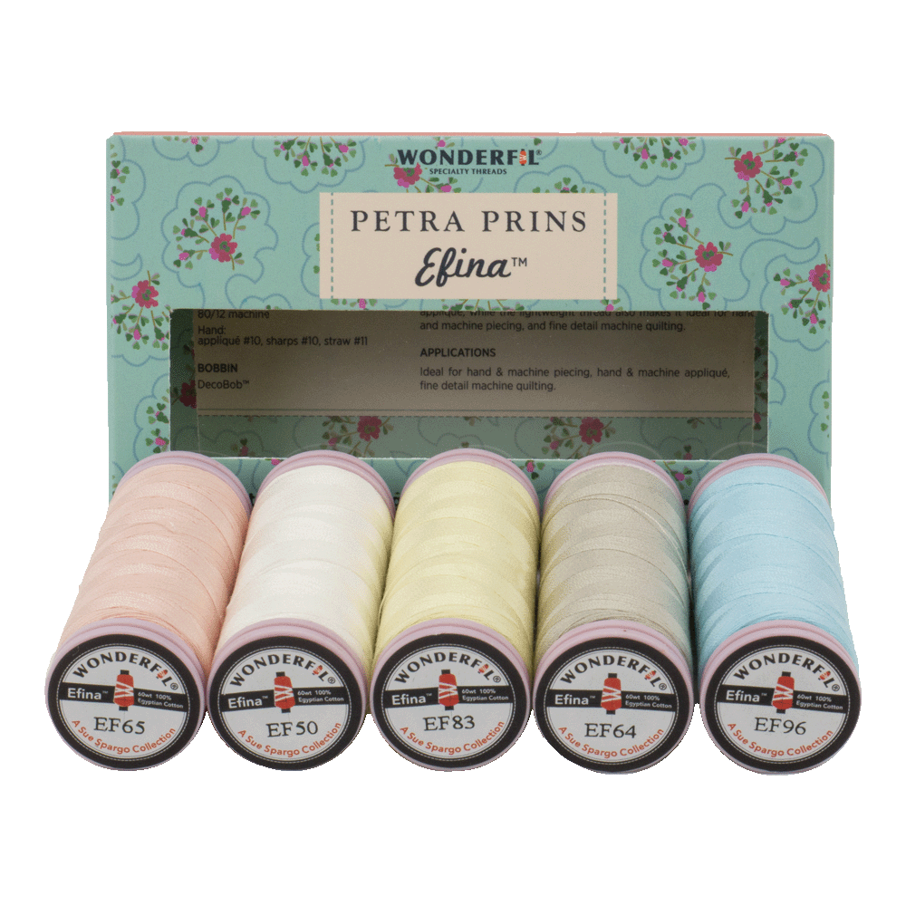 Petra Prins Efina Packs - Egyptian Cotton Threads WonderFil Online EU