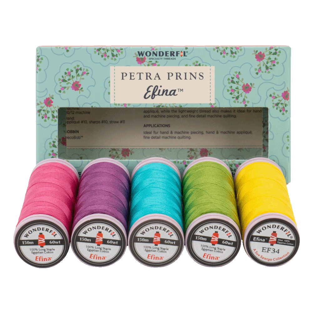 Petra Prins Efina Packs - Egyptian Cotton Threads WonderFil Online EU