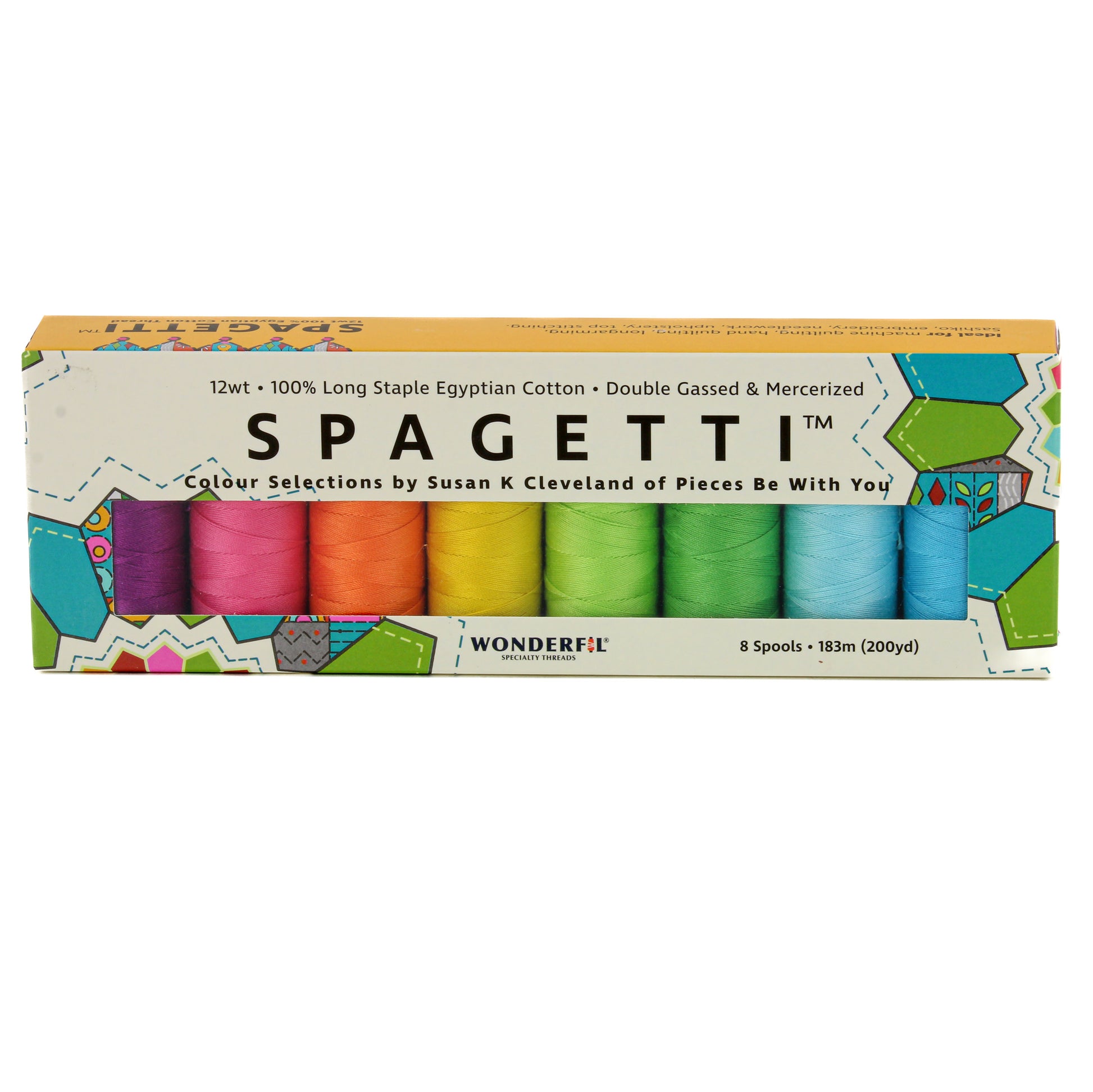 Spagetti™ Pack - 12wt Egyptian Cotton Thread WonderFil