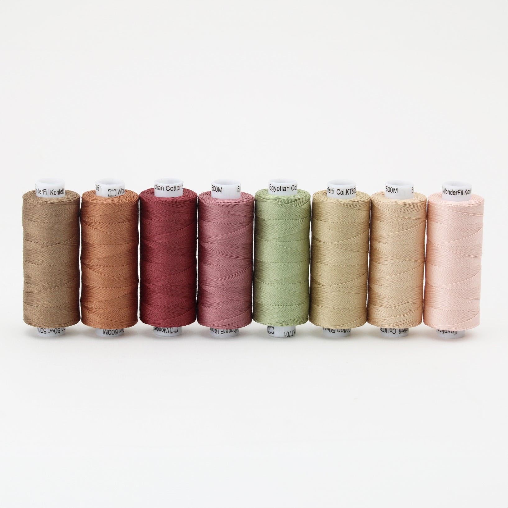 Lot cheapest 24 WonderFil Tutti Dazzle Egyptian Assorted Cotton Thread 1000 meter spools