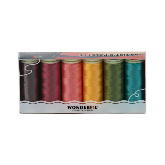 SCM30 - Cotton Purple Orange Red Thread 35wt - WonderFil – WonderFil Europe