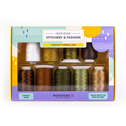 Inspiring Stitchery & Fashion Novelty Pack WonderFil Europe