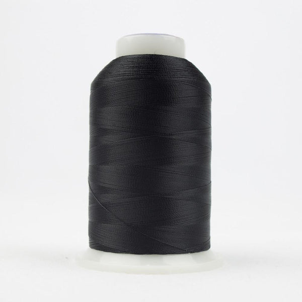 DB101 - DecoBob™ Cottonized Polyester Black Thread WonderFil
