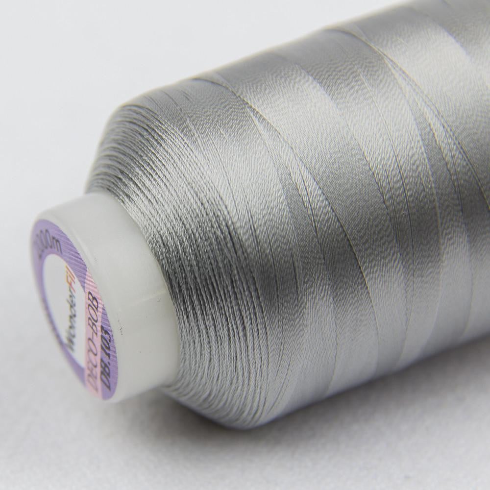 DB103 - DecoBob™ Cottonized Polyester Grey Thread WonderFil