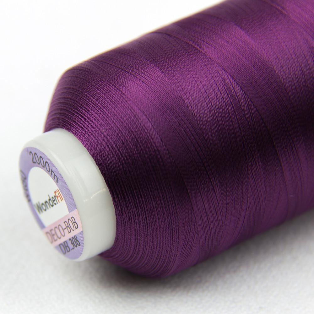 DB308 - DecoBob™ Cottonized Polyester Soft Purple Thread WonderFil