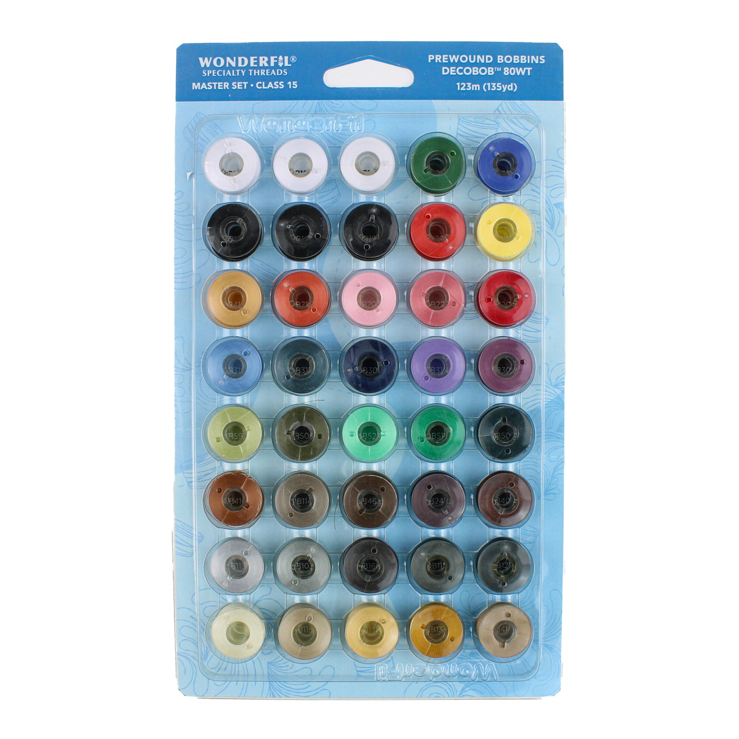 DecoBob™ Prewound Bobbins Master Set - Size L/Class 15 WonderFil