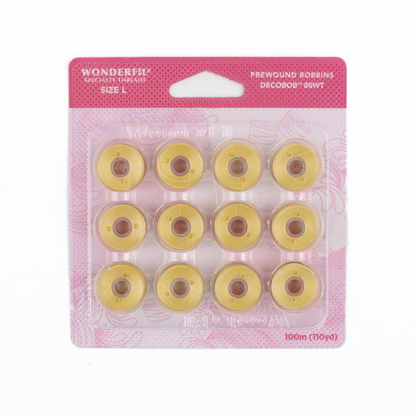 DBP138 - DecoBob™ Prewound Bobbins Size M/L/Class 15 WonderFil