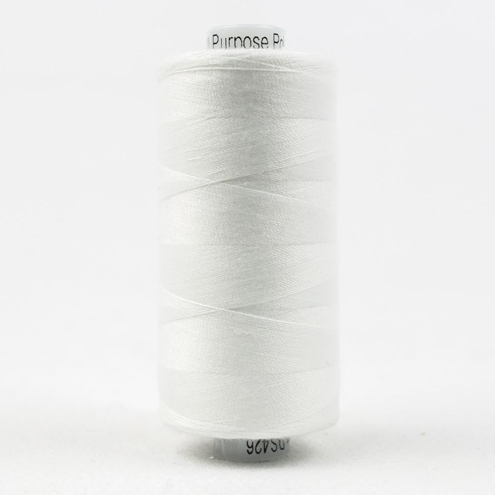DS426 - Designer™ All purpose 40wt Polyester White Thread WonderFil