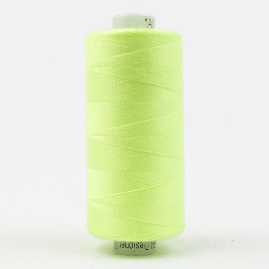 DS428 - Designer™ All purpose 40wt Polyester Fluorescent Green Thread WonderFil