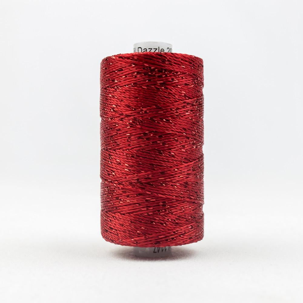 DZ1147 - Dazzle™ Rayon and Metallic Christmas Red Thread WonderFil