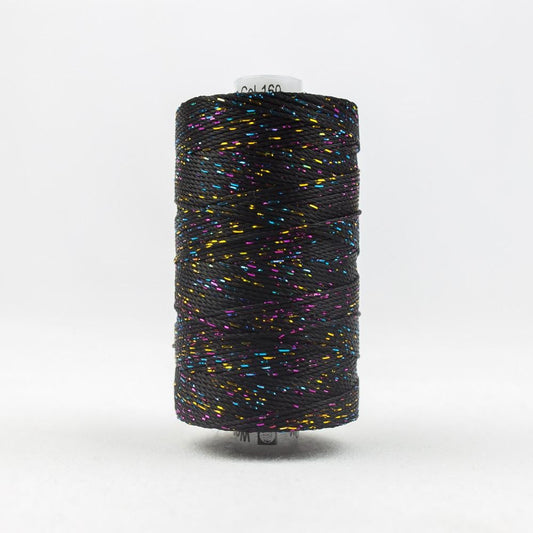 DZ160 - Dazzle™ Rayon and Metallic Black Multicolor Thread WonderFil