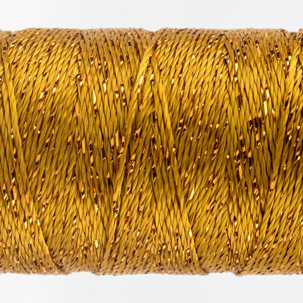 DZ328 - Dazzle™ Rayon and Metallic Golden Green Thread WonderFil