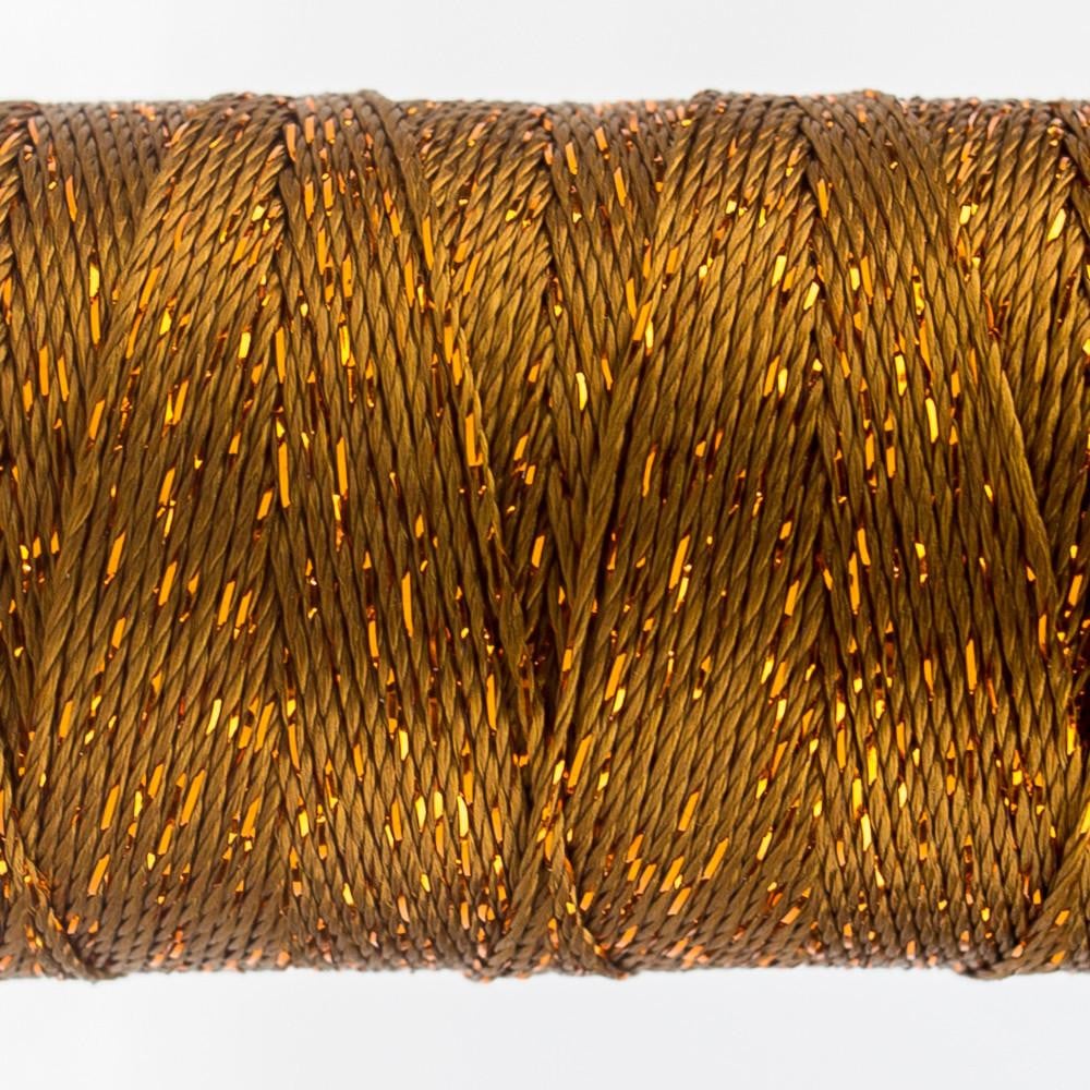 DZ330 - Dazzle™ Rayon and Metallic Acorn Brown Thread WonderFil