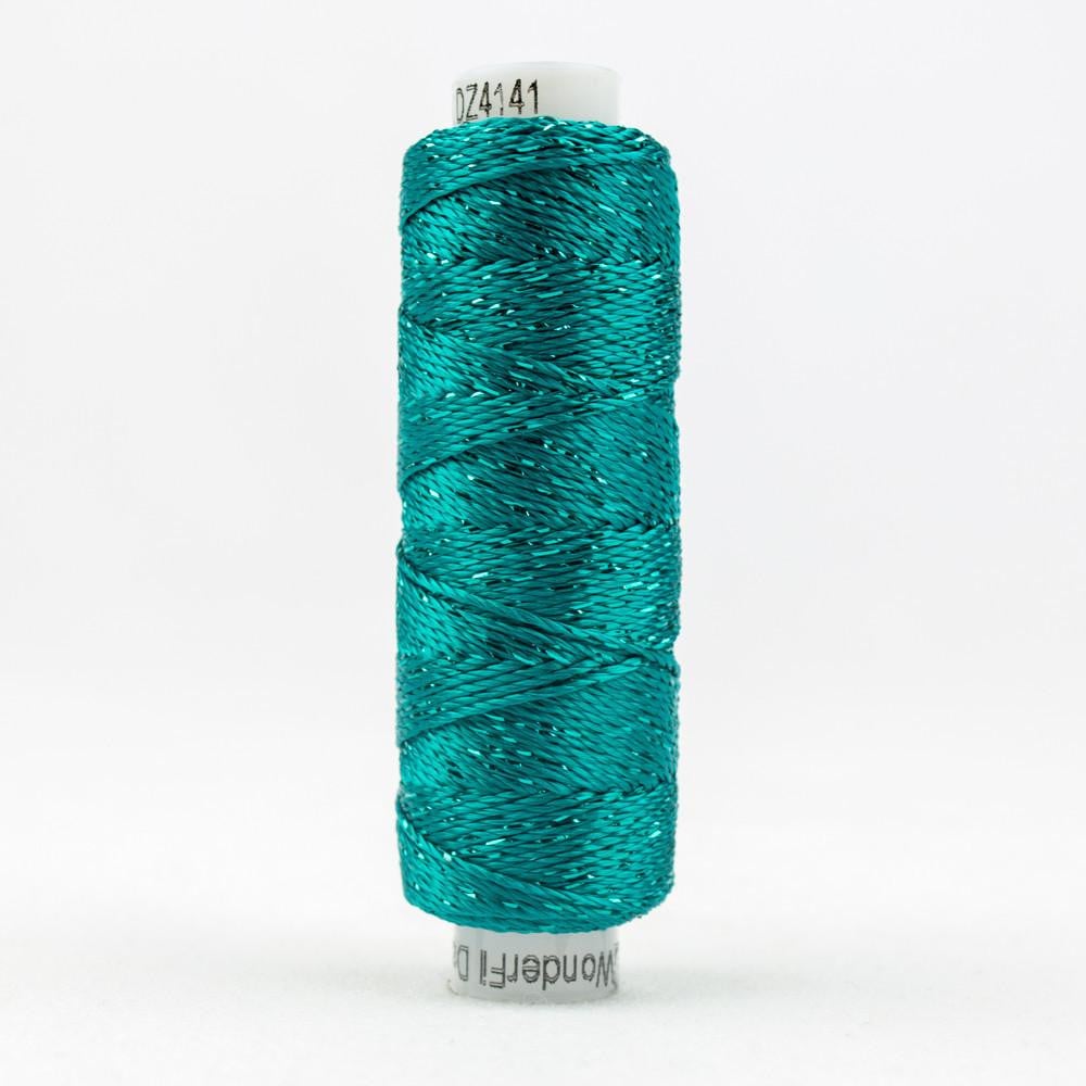 SSDZ4141 - Dazzle™ 8wt Rayon Deep Peacock Blue Thread WonderFil