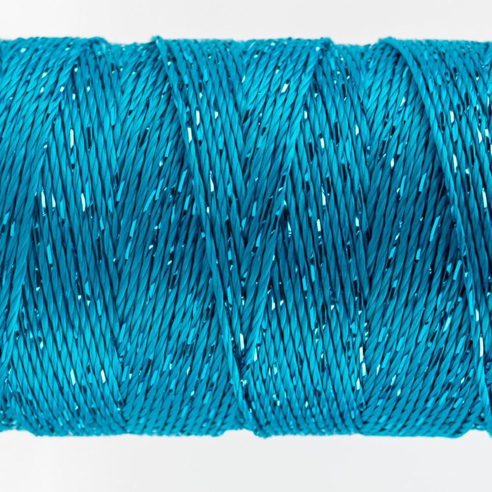 DZ538 - Dazzle™ Rayon and Metallic Dark Turquoise Thread WonderFil