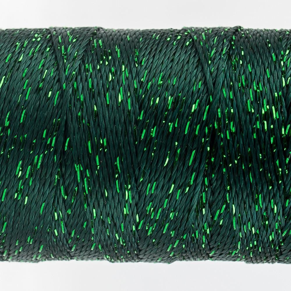 DZ566 - Dazzle™ Rayon and Metallic Forest Green Thread WonderFil