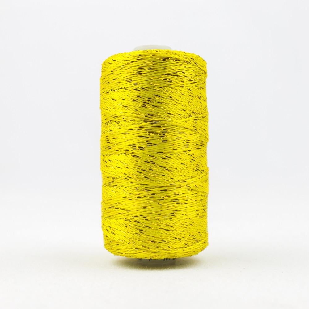 DZ938 - Dazzle™ Rayon and Metallic Lemon Yellow Thread WonderFil