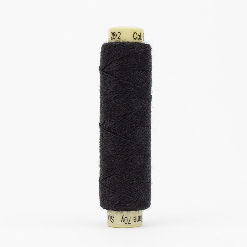 EN30 - Ellana™ 12wt Wool Acrylic Black Thread WonderFil