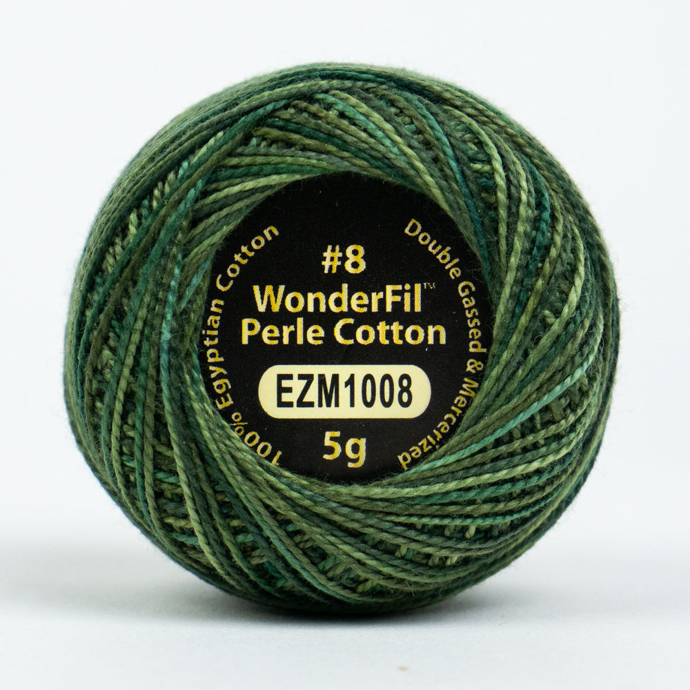 EL5GM-1008 - Eleganza™ 8wt Egyptian Cotton Dark Pine Thread WonderFil