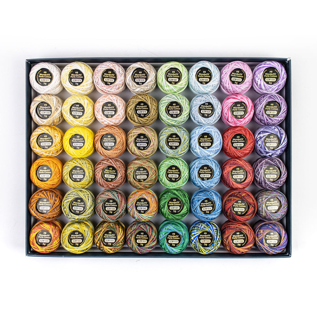 Thread Collector Eleganza™ 8wt Egyptian Cotton Thread: Collector Set (Variegated Colour ...