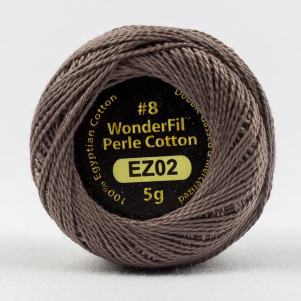EL5G02 - Eleganza™ 8wt Egyptian Cotton Burnished Steel Thread WonderFil