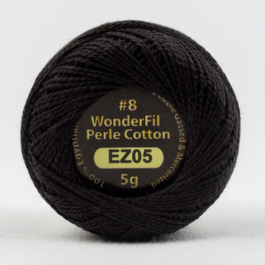 EL5G05 - Eleganza™ 8wt Egyptian Cotton Licorice Thread WonderFil