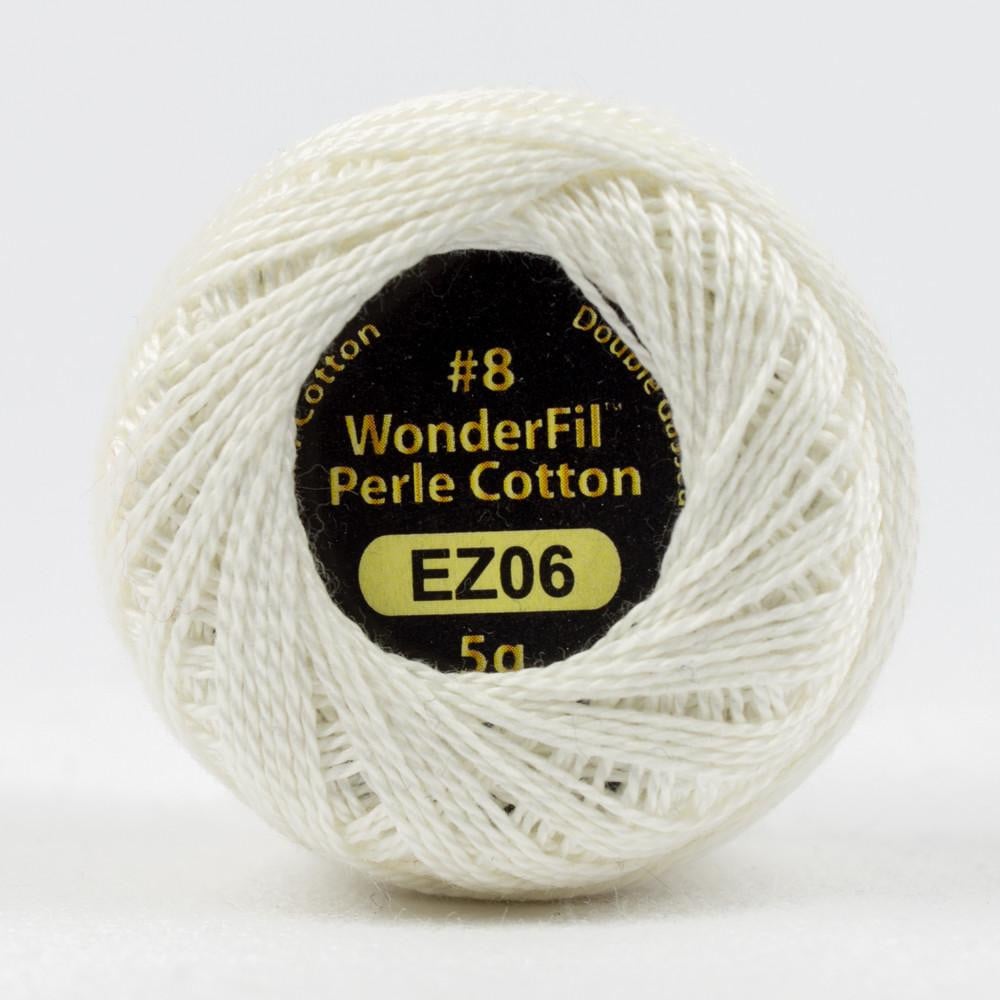 EL5G06 - Eleganza™ 8wt Egyptian Cotton First Snow Thread WonderFil