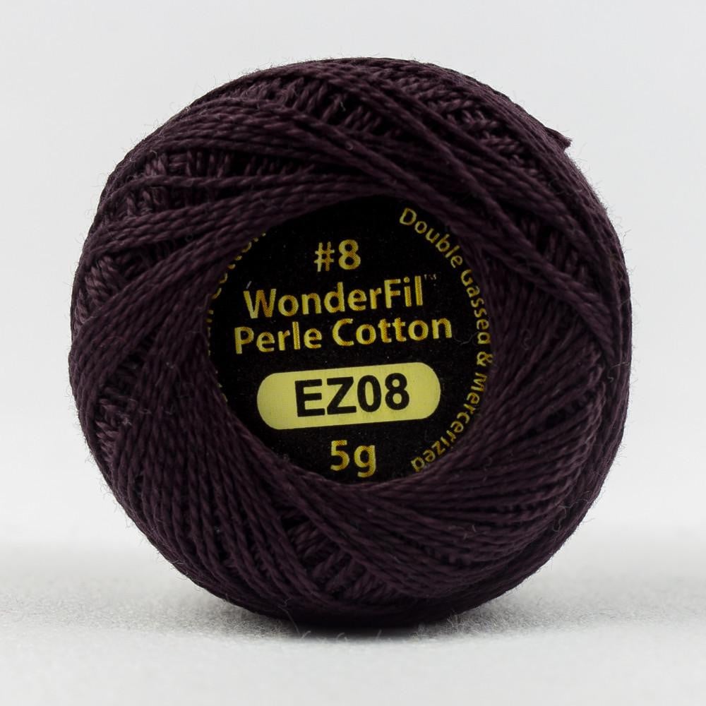 EL5G08 - Eleganza™ 8wt Egyptian Cotton Black Lotus Thread WonderFil