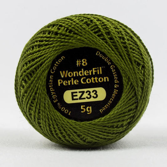 EL5G33 - Eleganza™ 8wt Egyptian Cotton Marsh Grass Thread WonderFil