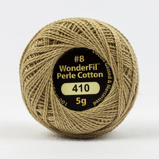 EL5G410 - Eleganza™ 8wt Egyptian Cotton Khaki Thread WonderFil