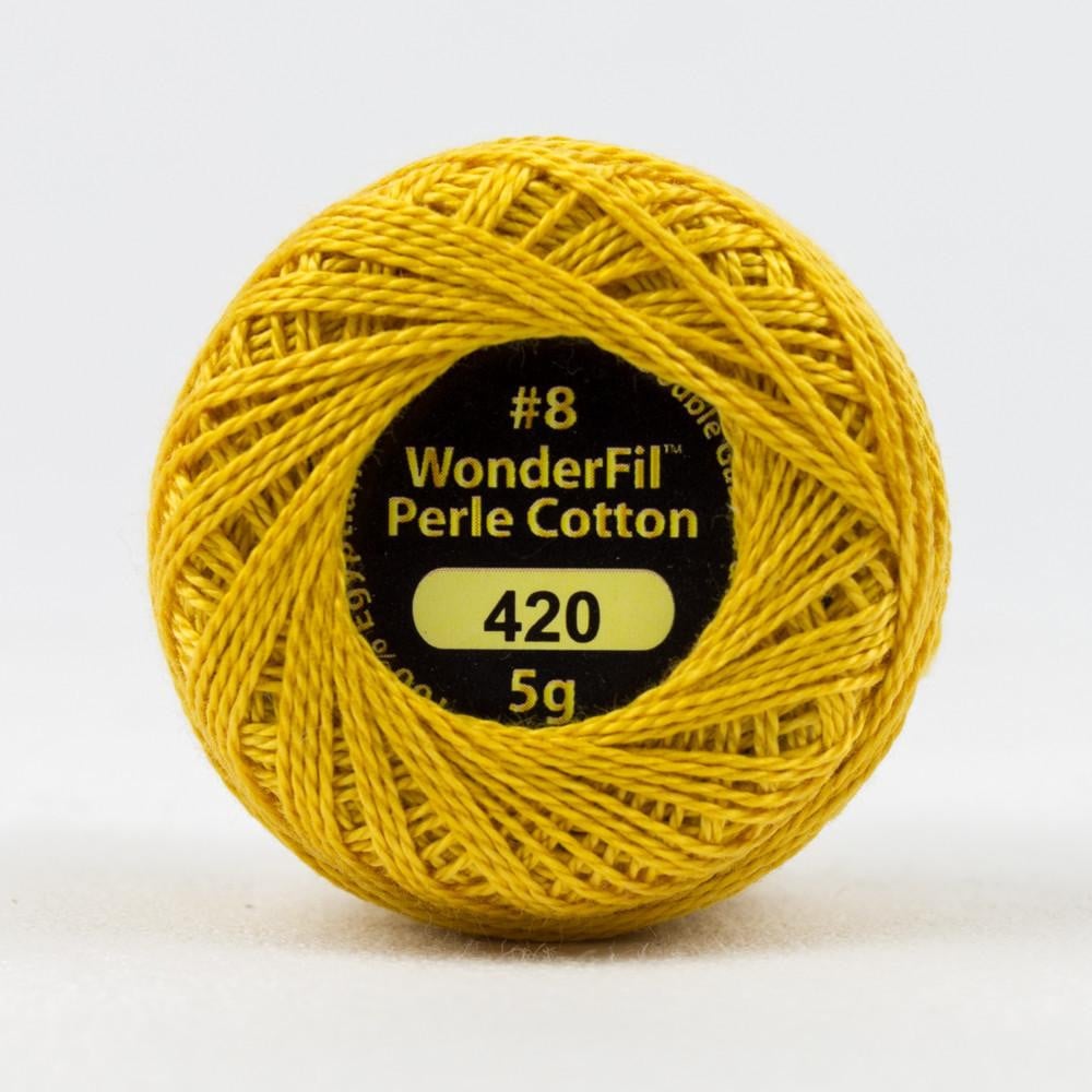 EL5G420 - Eleganza™ 8wt Egyptian Cotton Polished Amber Thread WonderFil