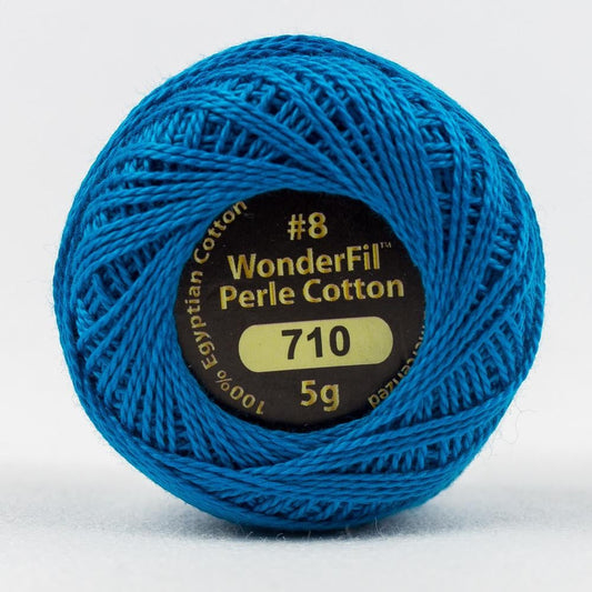 EL5G710 - Eleganza™ 8wt Egyptian Cotton Thread Bottle Blue WonderFil