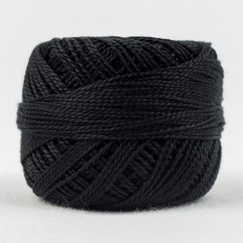 EL5Gblack - Eleganza™ 8wt Egyptian Cotton Black Thread WonderFil