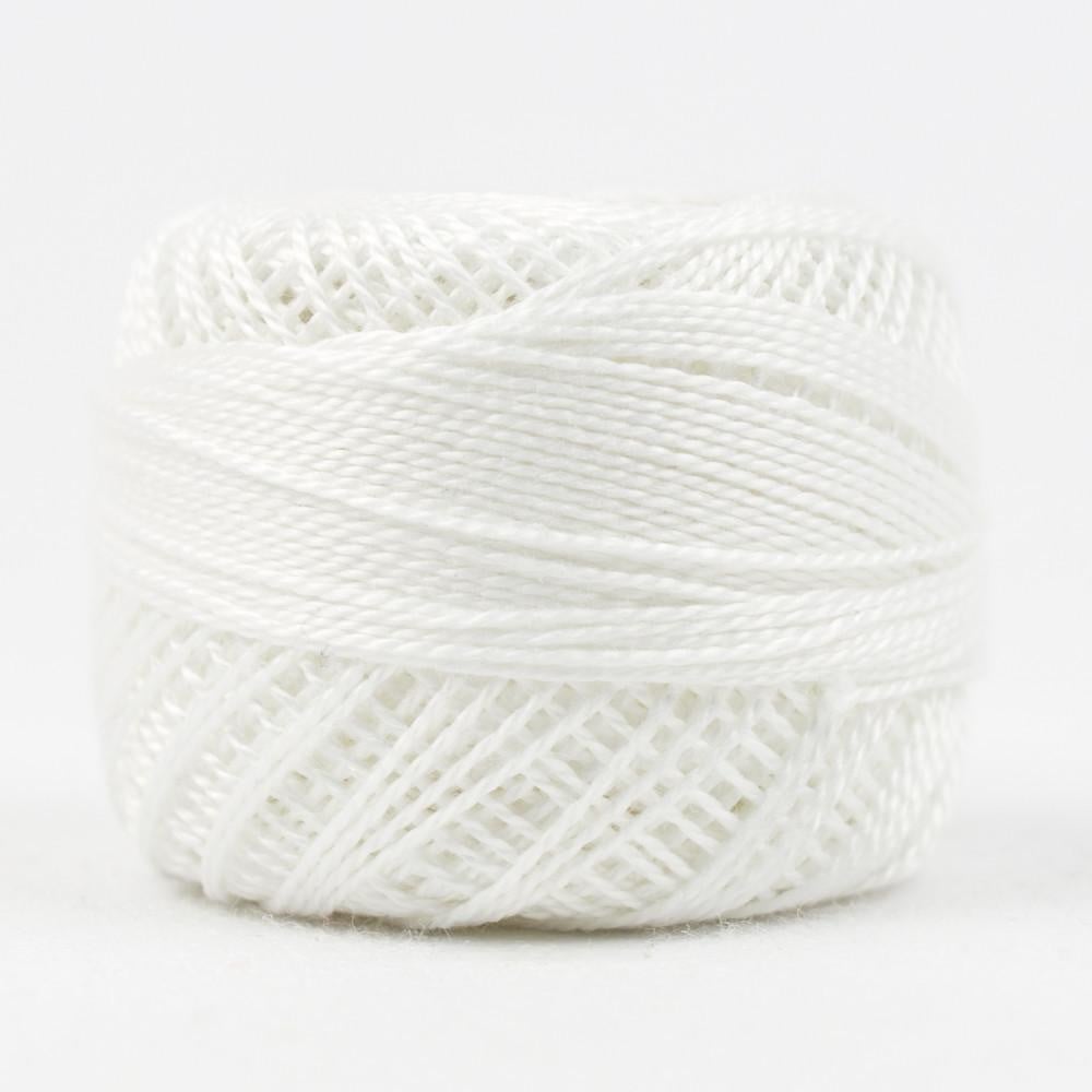 EL5Gwhite - Eleganza™ 8wt Egyptian Cotton White Thread WonderFil