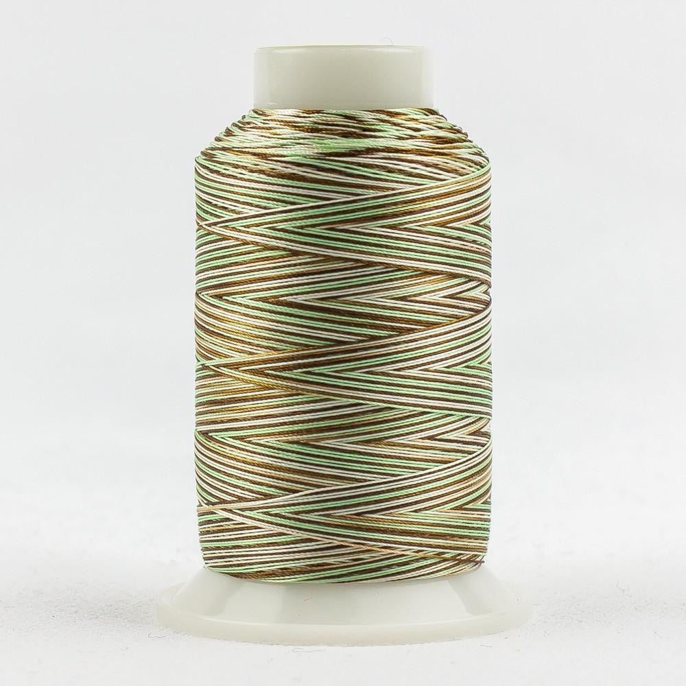 FB37 - FabuLux™ 40wt Trilobal Polyester Mint Chocolate Chip Thread WonderFil
