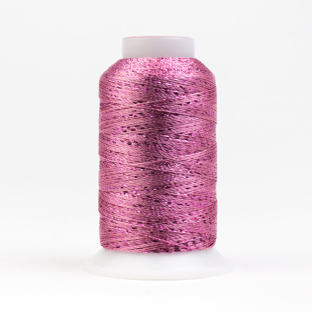 GM1201 - GlaMore™ 12wt Rayon and Metallic Baby Pink Thread WonderFil